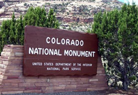 콜로라도 그랜드정션 (Grand Junction)의 콜로라도 내셔널 모뉴먼트 (Colorado National Monument)