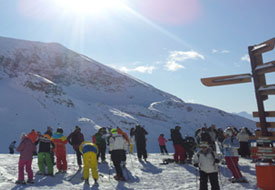 프랑스 알프스에서 스키를!